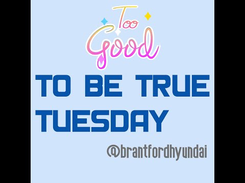 Too Good To Be True Tuesday feat. 2022 Hyundai Santa Cruz