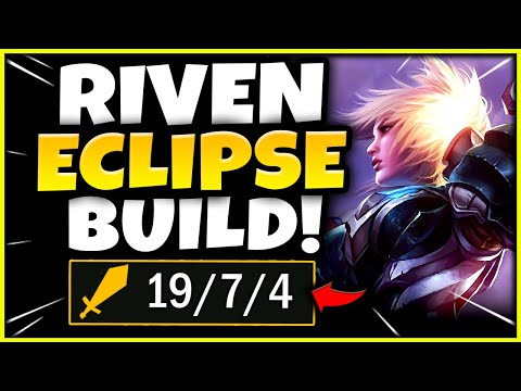 HOW BROKEN IS RIVEN'S ECLIPSE BUILD IN SEASON 12? (TESTING BUILD) - S12 Riven TOP Gameplay Guide