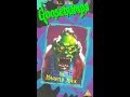 Original VHS Closing Goosebumps The Haunted Mask UK Retail Tape