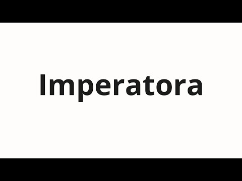 How to pronounce Imperatora | Императора (Emperor in Russian)