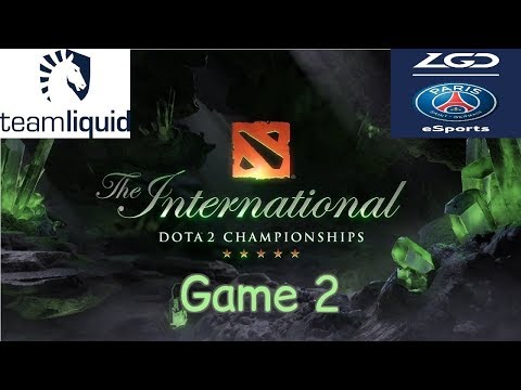 [ EN ] Liquid vs PSG.LGD - Game 2 - UB SF - TI 8 - Highlights