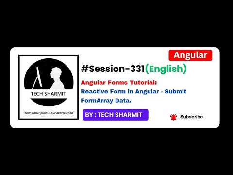 Angular Reactive Forms Tutorial In English Submit Formarray Data Practical Example Ep 331