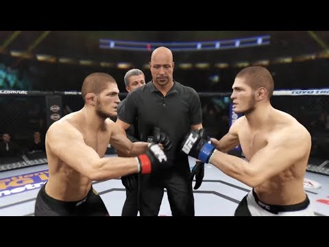 Khabib vs. Nurmagomedov (EA Sports UFC 2) - Champion Fight ☝️🦅