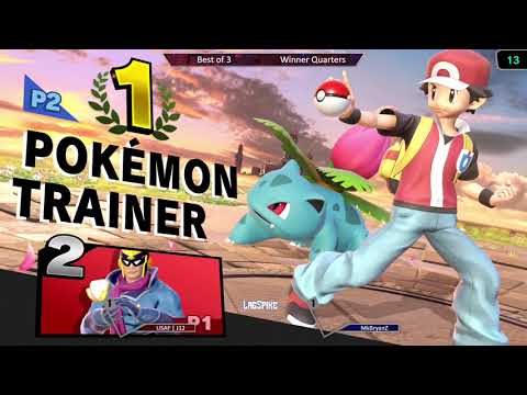 Lagspike 26 - Winners Quarters - MkBryanZ (Pokemon Trainer) vs USAF | J12 (Captain Falcon)