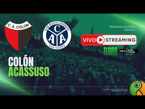 EN VIVO | COLÓN VS ACASUSSO  | PRIMERA NACIONAL