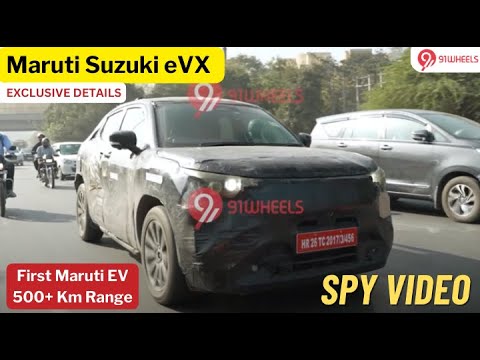 EXCLUSIVE: Upcoming Maruti Suzuki eVX SUV Spied || See Crucial Details