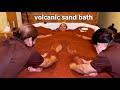 ASMR I Tried A Hot Volcanic Sand Bath With 4 Hand Massage