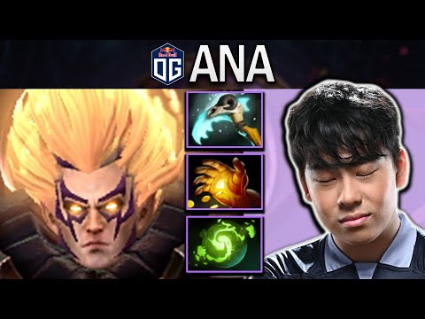 OG.ANA SMURF INVOKER WITH MIDAS-REFRESHER - DOTA 2 7.30 GAMEPLAY
