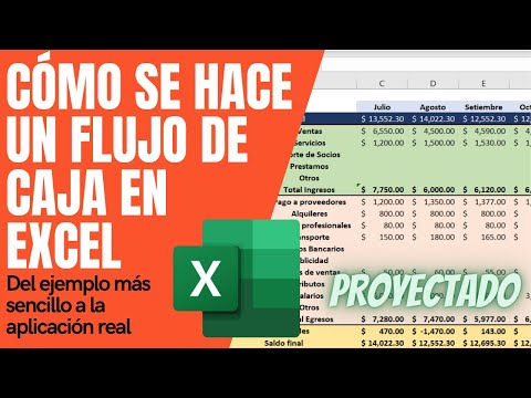 , title : 'Cómo hacer un FLUJO DE CAJA  en EXCEL 💲 | Explicado paso a paso (PROYECTADO)'