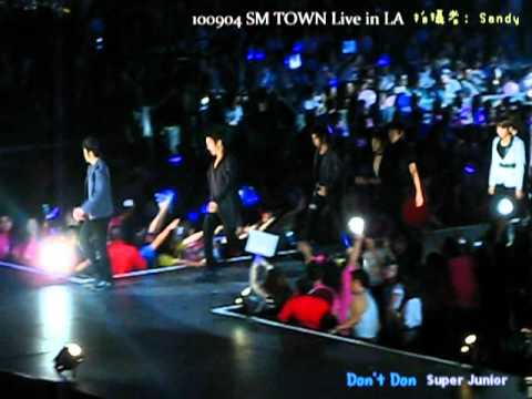 [Fancam] 100904 SM TOWN Live in LA - Don't Don