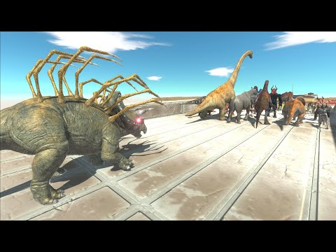 Escape from Alien Triceratops - Animal Revolt Battle Simulator