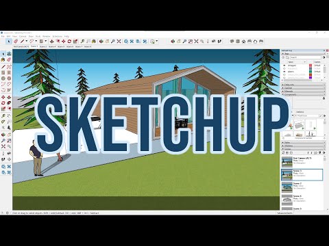 Videocorso Sketchup PRO - 01 - Introduzione, Interfaccia, Vista 3D, Navigazione, Selezione, Copia