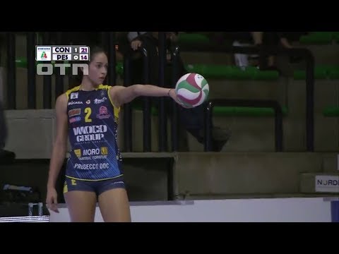 Samantha Bricio (Imoco Volley Conegliano) vs myCicero Volley Pesaro 171216