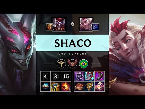 Shaco Support vs Rakan - BR Grandmaster Patch 25.16