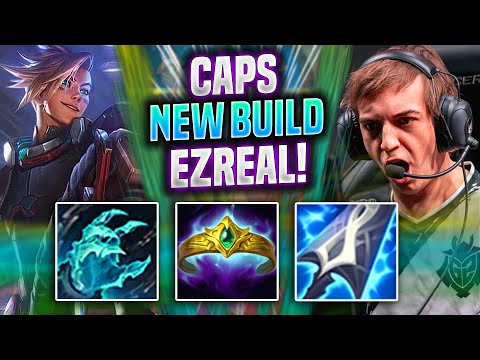 CAPS IS INSANE WITH EZREAL NEW BUILD! - G2 Caps Plays Ezreal ADC vs Lucian! | Season 2022
