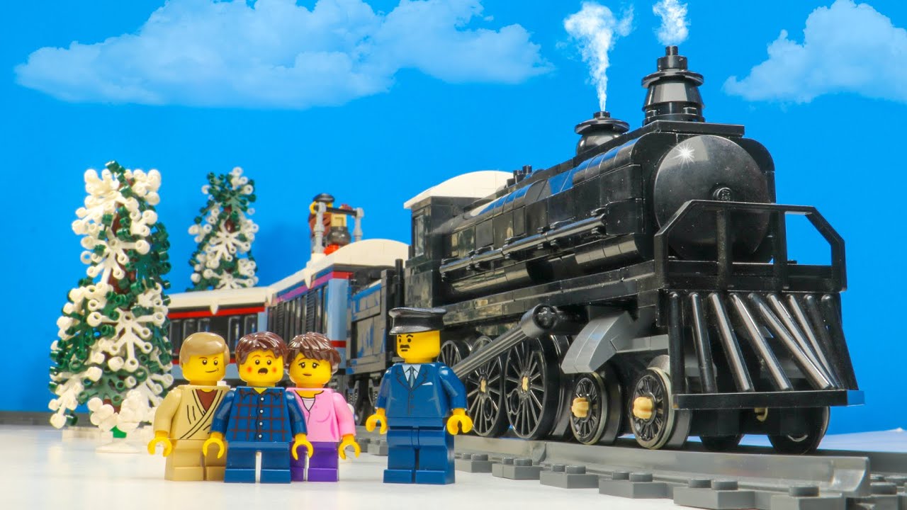 Lego POLAR EXPRESS Train MOC!!