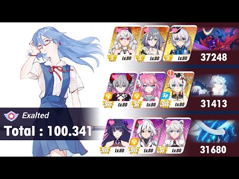 Honkai Impact - Memorial Arena (Exal) W28 - Jizo [37248]* Kallen [31413]* Parvati [31680]