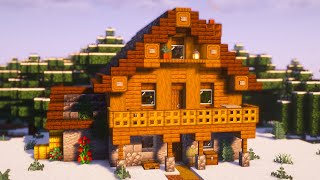 The PERFECT Cozy Starter House for Survival Minecraft [Tutorial]
