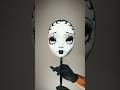 Painting A Betty Boop Pidgin Doll Mask 🩶 Pidgindoll Dolls Mask Bettyboop Bettyboopmakeup