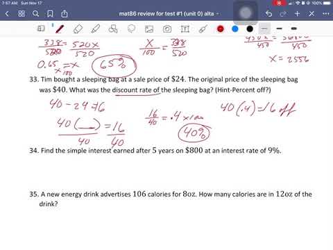 MA86 Review for Test #1 (Unit 0) page 4