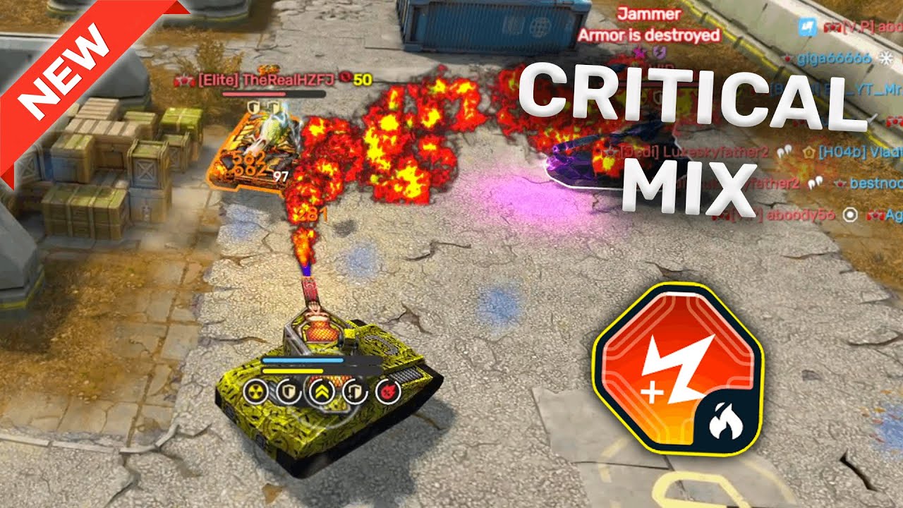 Tanki Online - CRITICAL MIX  | New augment from tanki fund & mammoth GT