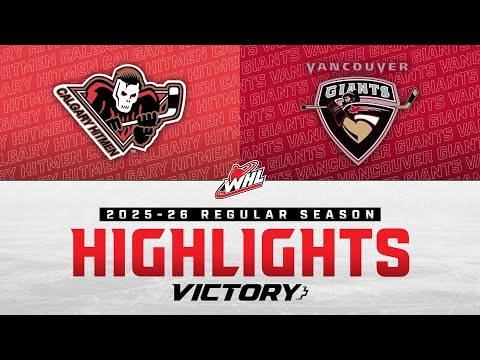 Calgary Hitmen at Vancouver Giants 12/30 | WHL Highlights 2025-26