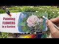 Video Sample: Painting Peonies in a Garden