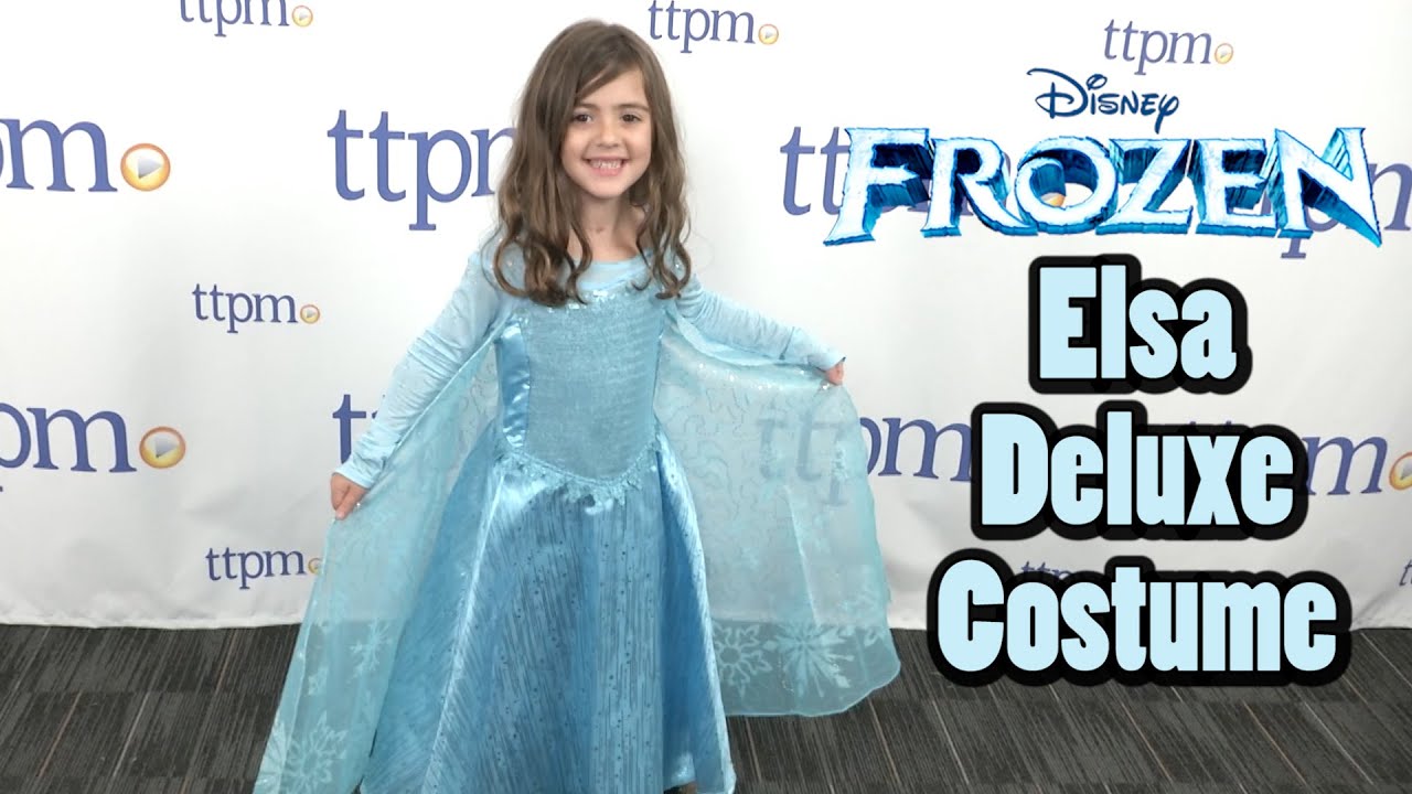 Elsa Deluxe Costume with Light-Up Bracelet from The Disney Store