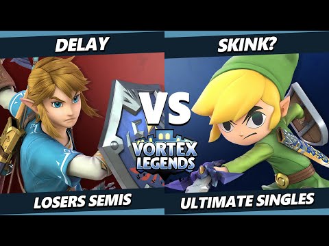 Vortex Legends 34 Losers Semis - DeLay (Link) Vs Skink? (Toon Link, Luigi, Greninja) SSBU Ultimate