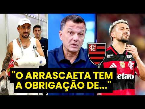 “Se ISSO ACONTECER, o ARRASCAETA TEM A OBRIGAÇÃO de…” MAURO CEZAR É SINCERO após LESÃO! | FLAMENGO