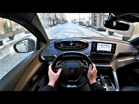 Peugeot 5008 (2021) GT - Black pack 180HP - POV Test drive & Fuel consumption check