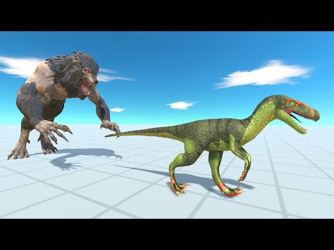 Werewolves Help Mutant Primates and Infernals Destroy Dinosaurs - Animal Revolt Battle Simulator