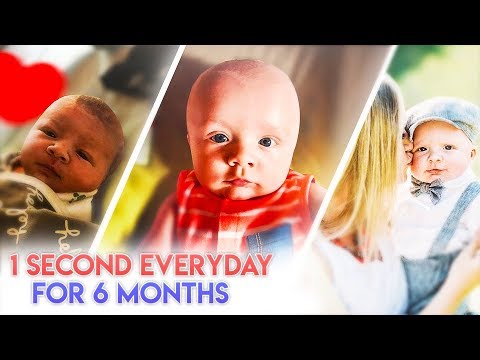 1 SECOND EVERYDAY for FIRST 6 MONTHS of my son’s life! (Miniminter’s little brother 😂)