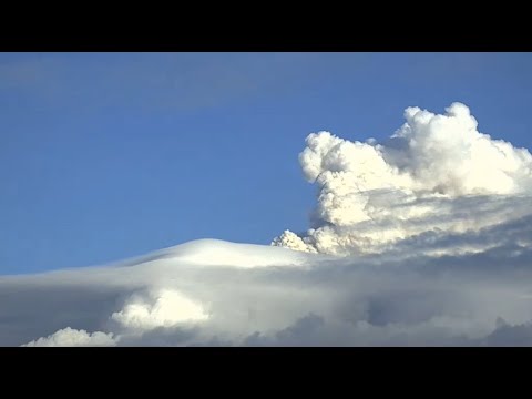 Volcán Popocatépetl realiza 29 exhalaciónes en 24 horas