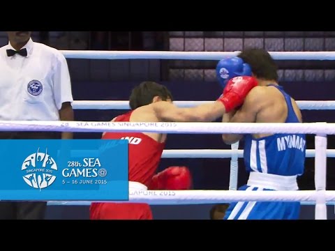 Boxing (Day 2) Men's Lightweight (56kg-60kg) - Bout 23 | 28th SEA Games Singapore 2015