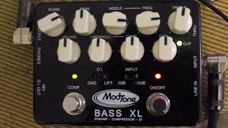 Video thumbnail for Modtone Bass XL Preamp Compressor & DI by Jack Fossett