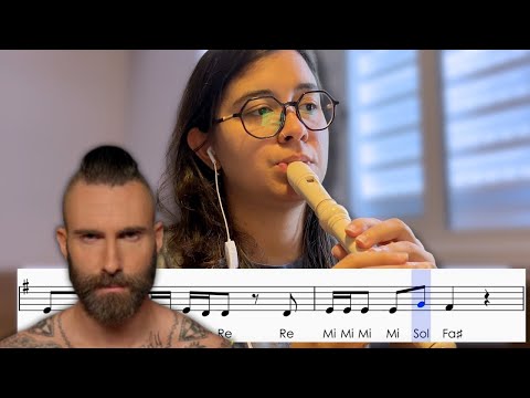 Memories - Maroon 5 / Flauta Doce COM NOTAS