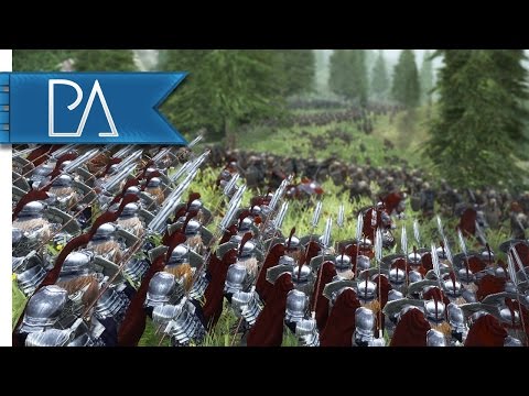 Siege of the Woodland Realm: Stand of the Dwarves - Third Age Total War Mod Gameplay
