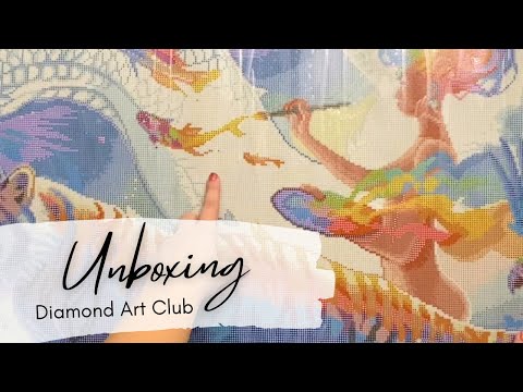 Unboxing: “Pride” from Diamond Art Club || Pulling out a “rainy day” kit from my stash 🌈