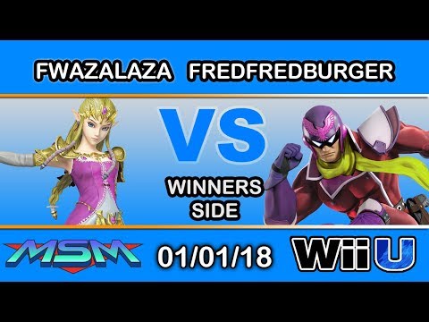 MSM 127 - Fwazalaza (Zelda) Vs. FredFredBurger (Captain Falcon) - Winners Side - Smash 4