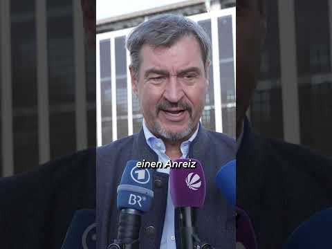 MARKUS SÖDER: CSU-Chef lehnt Steuererhöhungen ab! – Union gleichauf mit AfD #shorts