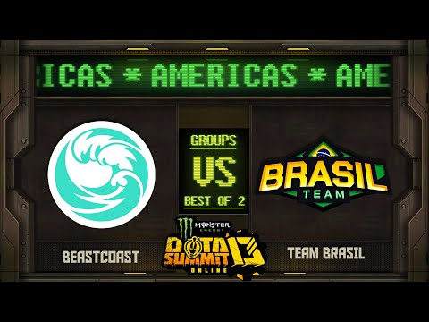 beastcoast vs Brasil Game 1 - Monster Energy Dota Summit 13 Online NA/SA: Groups w/ rkryptic & Neph