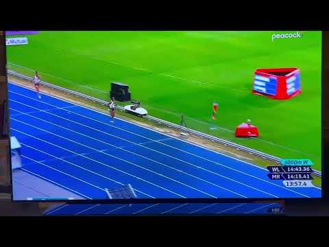 Faith Kipyegon breaks world record again for 5000m at 14:05 in Diamond LEAGUE