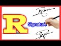 Most stylish R signature style | R letter signature style | R signature ideas