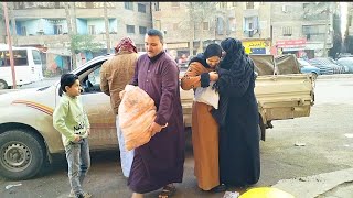 وصول أمي ???? الغاليه للقاهرة جايه تفرحني وتجير بخاطري ???? جاتلي شايله ومحمله واستقبال جوزي واولادي ليها????