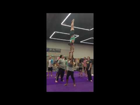 Sports Acro: jump to high hand to hand class