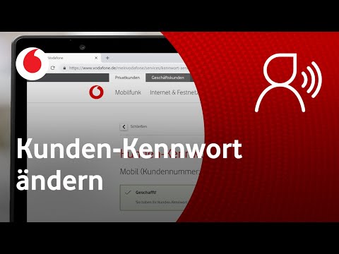 Vodafone Mobilfunk: Kunden-Kennwort oder Teilnehmer-Kennwort ändern / vergessen