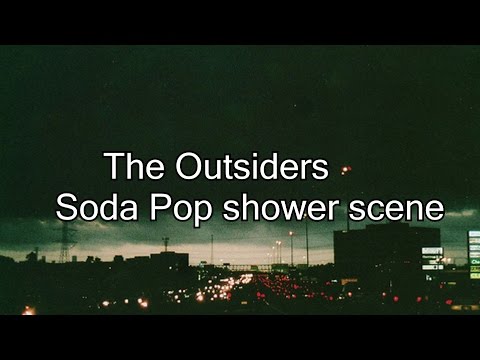 The Outsiders- Soda Pop shower scene  (HD)