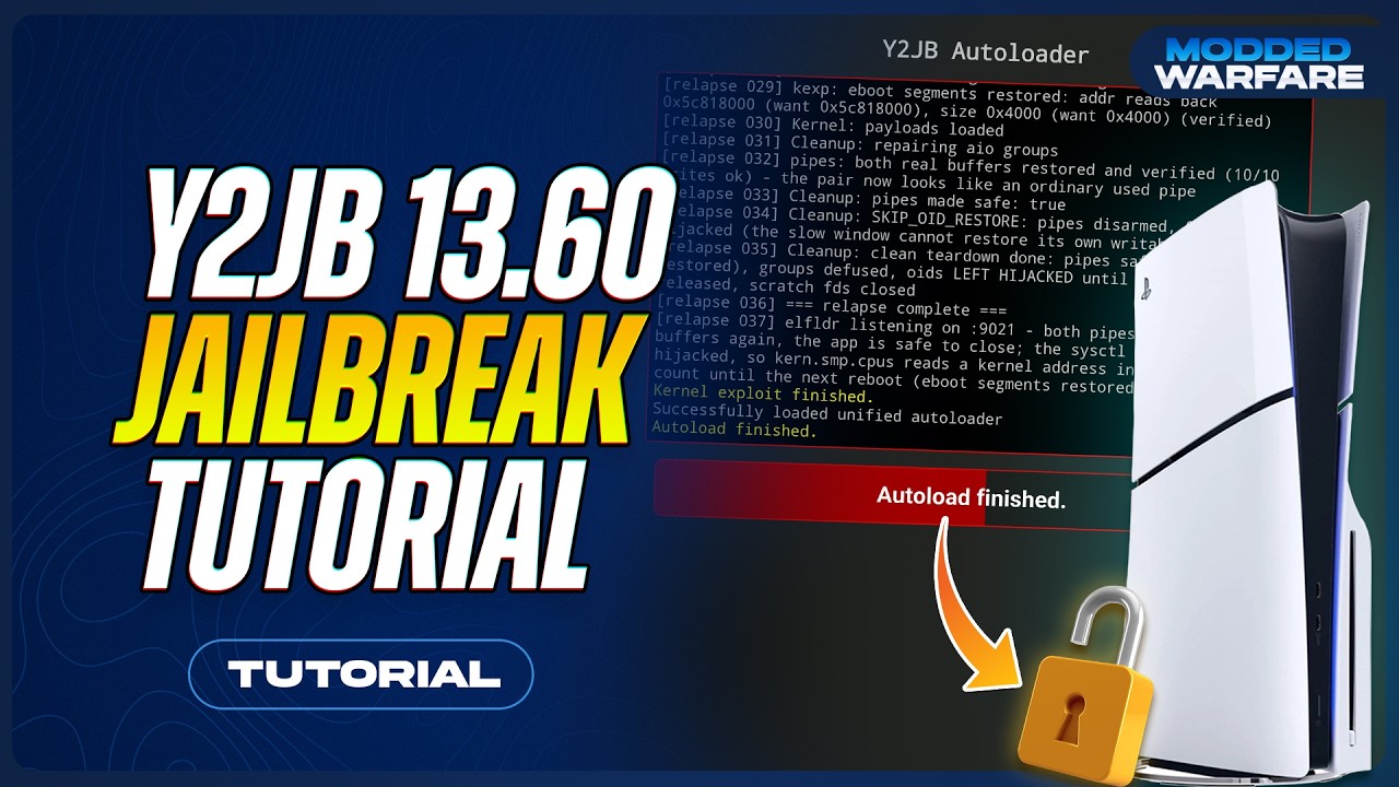 Using Y2JB to Jailbreak the PS5 for Improved Stability! (13.60 or lower)