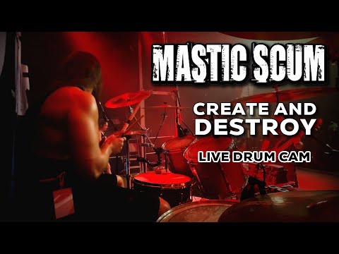 Eugene Ryabchenko - Mastic Scum - Create And Destroy (live drum cam)